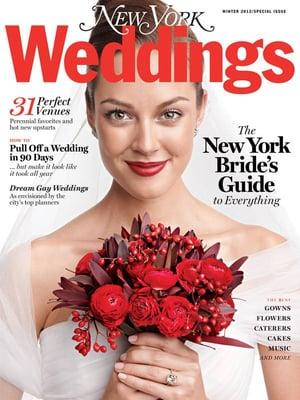 Featured in New York Magazine Weddings Special Edition.