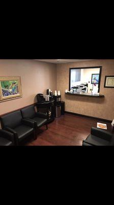 Our Concierge Practice Waiting Room ( coffee, tea, calm atmosphere)!