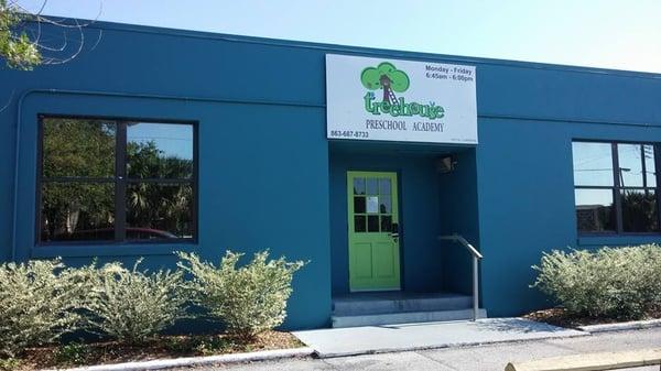 Main entrance of Treehouse Preschool.