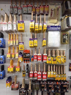 Large selection of paint sundries.