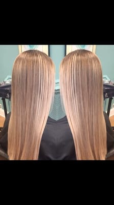 Beautiful natural summer balayage by Danielle.