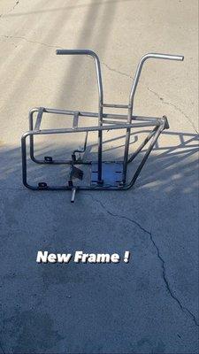 Mini bike frame 180$ complete