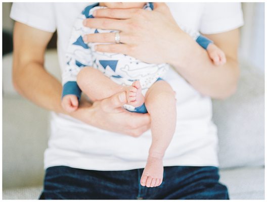 Little details.  Lifestyle In-Home Newborn Session - Prosper, TX