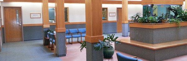 Spacious waiting room