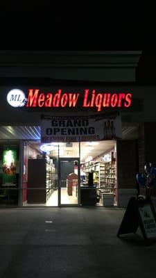 Grand opening of Meadow Liquors!