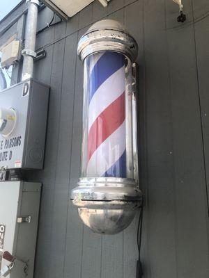 Good ol' fashioned barbershop pole