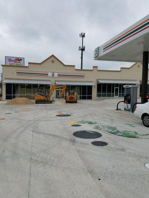 7 Eleven at Babcock Rd and Huebner Rd.