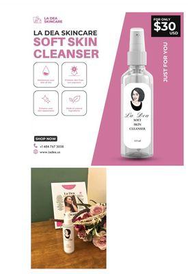 Cleanser is smooth and non clogging, and moisturize as well.