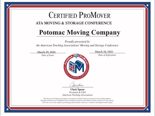 Potomac Moving Company