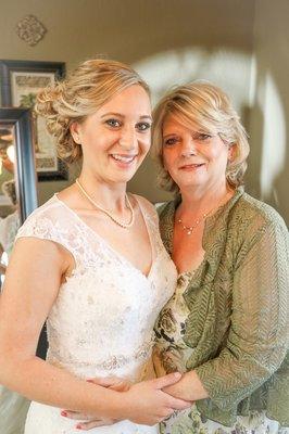 Mother and Daughter Vicki and Amanda   Thank you for allowing Heads Together Salon to be part of your special day!