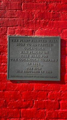 World's First Coca-Cola Outdoor Wall Advertisement