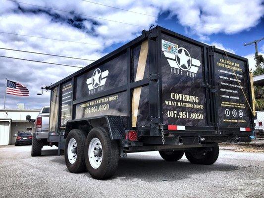 Roof Army Trailer Wrap - AGS ORLANDO