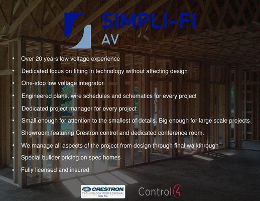 Let our Home Automation experts simpli-fi your life