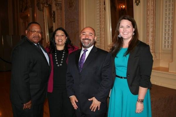 Our attorneys from left to right: Donald Gregory, Nina Pappoulis, George Tsakataras and Tara Blakely.