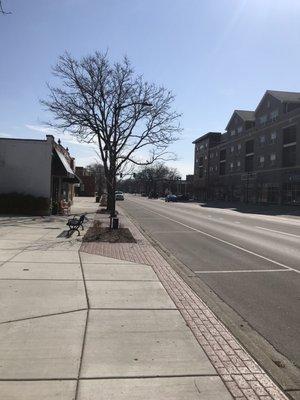 Glenview residents obey the Shelter In Place order. Empty streets due to Covid19. 4.6.20