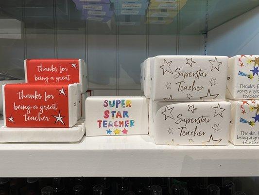 Teacher gift soap