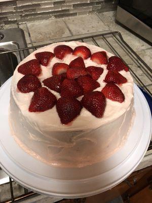 Strawberry Cream Cheese Cake