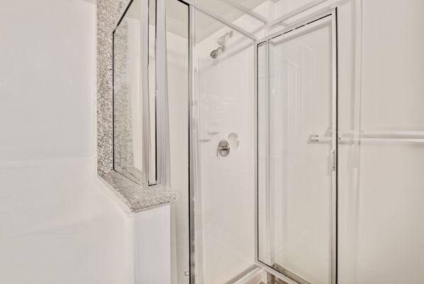 Stand-Up Shower in Select Units