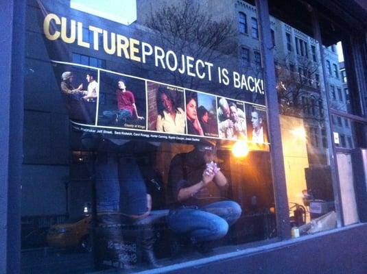 Culture Project moved back to 45 Bleecker Street in December 2011.