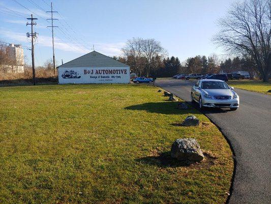 view of our entrance at donnerville road