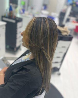 After balayage