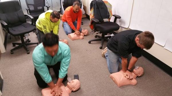 CPR training