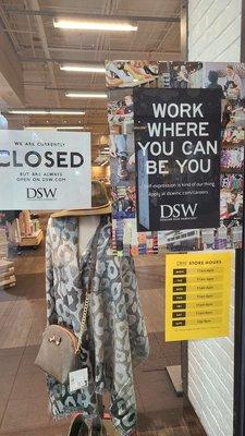 D' Dsw closed