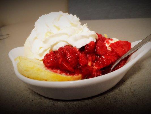 Melt in your mouth strawberry shortcake!