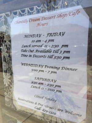 Store hours