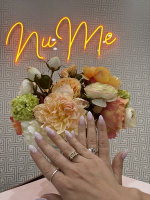 Dip manicure at NuMe Nails