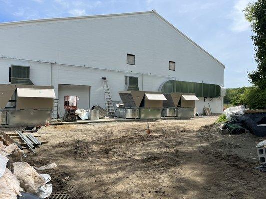 Port Washington tennis academy HVAC units installation