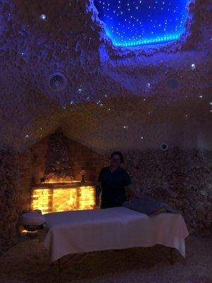 Massage in the cave is the ultimate treat!