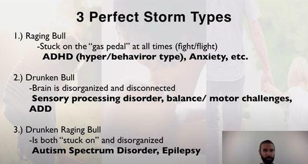 Screenshot from the video I mentioned. This is how you explain ASD or ADHD to your patients? Seriously?