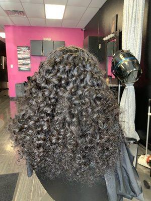 Our Virgin hair Extensions in texture Natural Exotic Wave