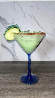 Sour apple martini