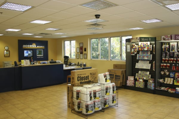 Storage and packing supplies are available for purchase in our lobby