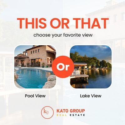 Which one would you choose? A remote, secluded lake location - or the heart of the suburbs with a stunning pool?