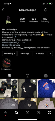 Follows us on Instagram for DM orders