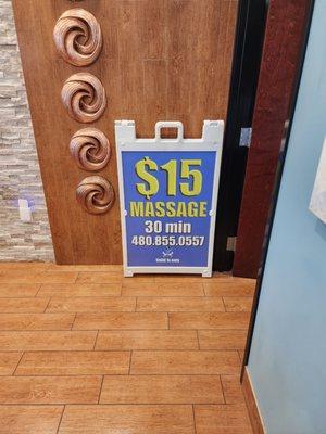 Massage promo