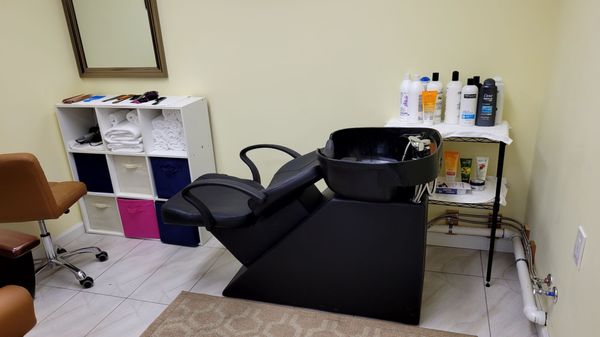 New services Hair washing with scalp massage and Facial cleansing