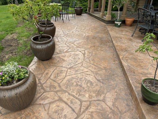 Stamped Patio