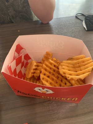 Waffle fries