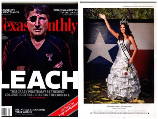 Ms Helotes featured in Texas Monthly. Hair by Stacey Fazio at Shear Creations