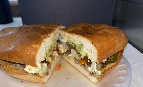 Asada torta / Mexican sandwich