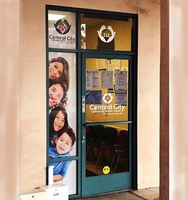 Front door To El Monte Central City Community Health Center