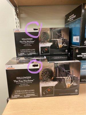 Walmart fog machine for 55% mark up