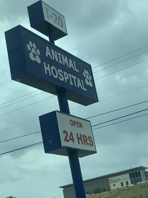 Huge sign off freeway near Weatherford. Can't miss it.