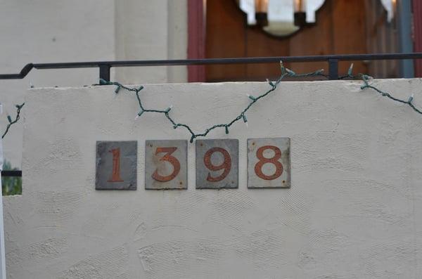 My address, viewed from my entrance on Carmel Ave. - professional pic compliments of Jared Brick