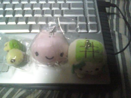 Cell Phone accessory plushies