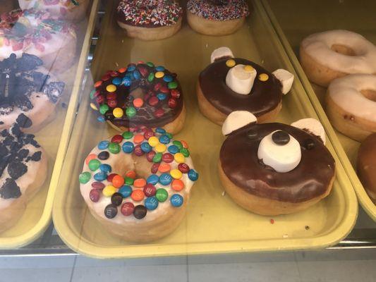 M&M and Bear Donuts